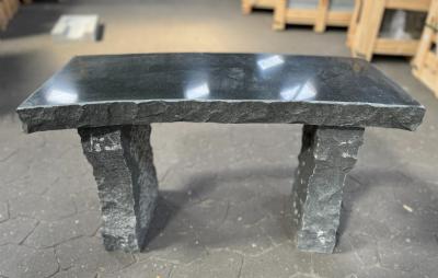 salg af Bænk buet sort poleret