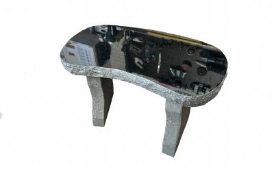 salg af Bænk buet sort poleret sort