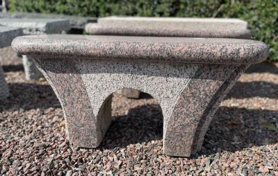 salg af Poleret bænk Søren rød/gråsort