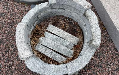 salg af Blomsterring Ø 45 cm kuppam granit