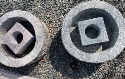 salg af Granit kar dia 50 rund råkløvet