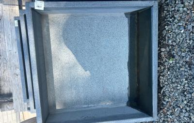 salg af Granit kar gråsort limet