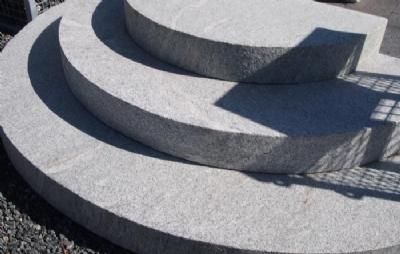 salg af Trappetrin radius grå indisk granit