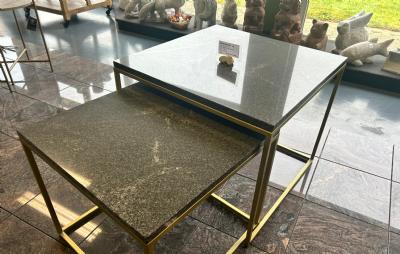 salg af Indskudsborde med gråsort granit