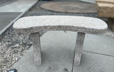 salg af Granitbænk buet rosa granit