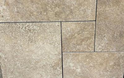 salg af Travertin fliser valnød - slebet