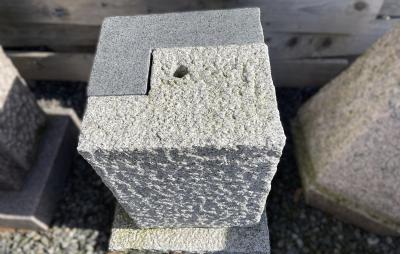 salg af Vandsten Yin-Yang gråsort