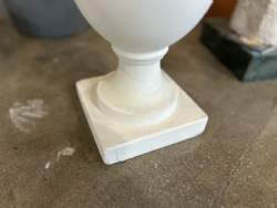 hvid marmor vase