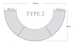 Trappe ring dia 180 cm