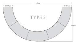 Trappe ring dia 240 cm